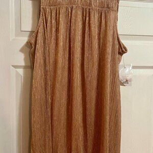 Gold short dress